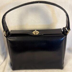 Vintage Gucci Top Handle Turn-lock Shoulder Bag